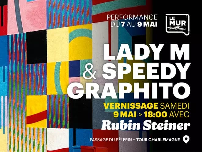 Lady M & Speedy Graphito débarquent à Tours !